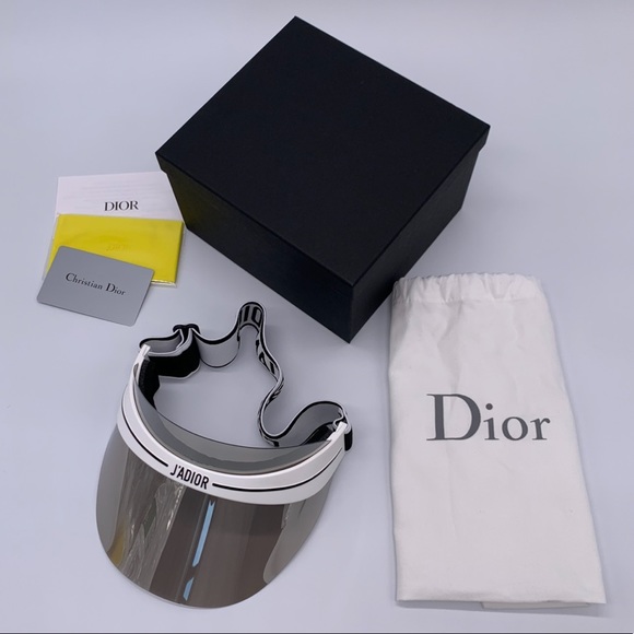 New Dior Visor DiorCLUB1 CLUB1_ECG06 MILK/GRAY - Picture 4 of 8